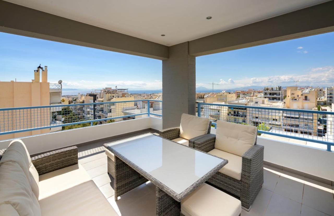 Apartmán Stylish 2Br Flat With Stunning Views & Prv Parking Atény Exteriér fotografie